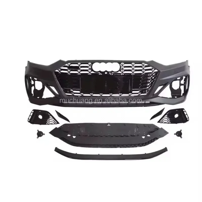 

High Quality Auto Parts Bodykit Front & Rear Bumper with Side Skirt for A5 2017-2020 Upgrade to RS5 2021+ Style