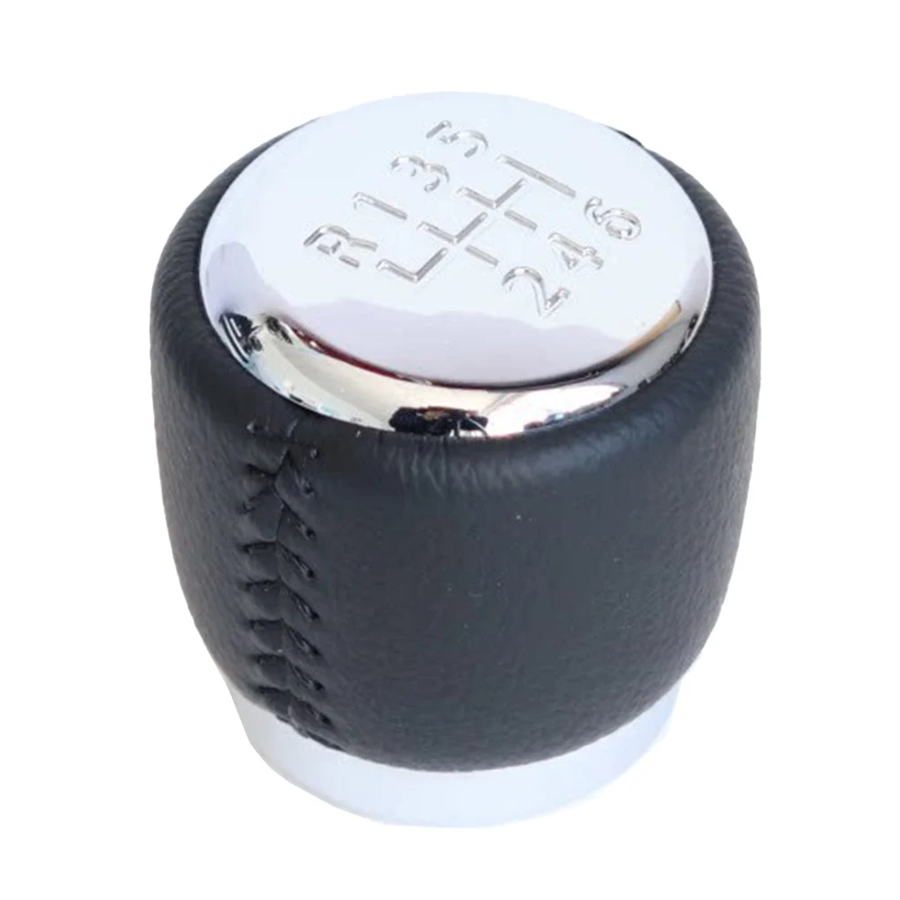 Chrome Plated Gear Shift Knob for Toyota For RAV4 (2005-2012) For Avensis For T25 For T250 2006 2009 ABS Leather Black