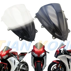 For Honda CBR1000RR CBR 1000 RR CBR 1000RR 2008 2009 2010 2011 Windshield Smoke Black Double Bubble Wind Deflector Windscreen