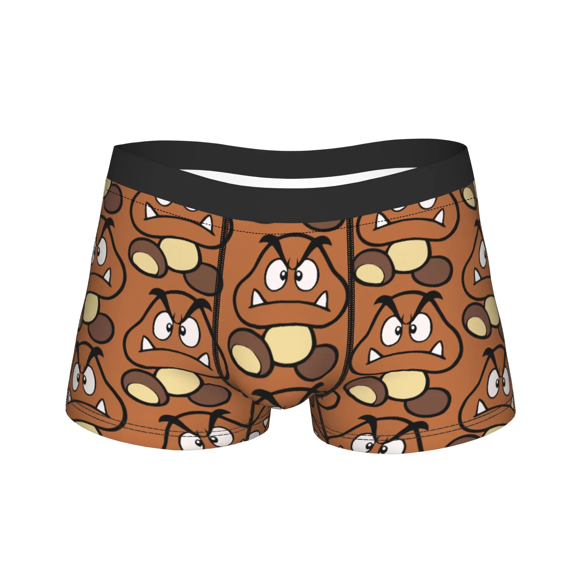 

Мужское нижнее белье Super Marios Goomba, оригинальные трусы-боксеры, шорты, трусики, мужские мягкие трусы M-XXL