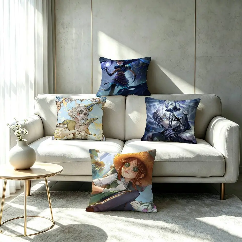 Popular Game Identity V Double-sided printed pillow cover Solid color minimalist pillowcase, fits all bedroom styles