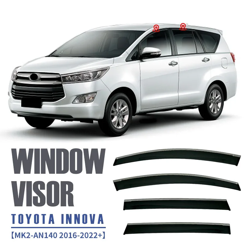 

For Toyota EZ VERSO 2016-2022 Car Window Visor Awning Shelters Windshield Side Window Rain Sun Shade Auto Accessories