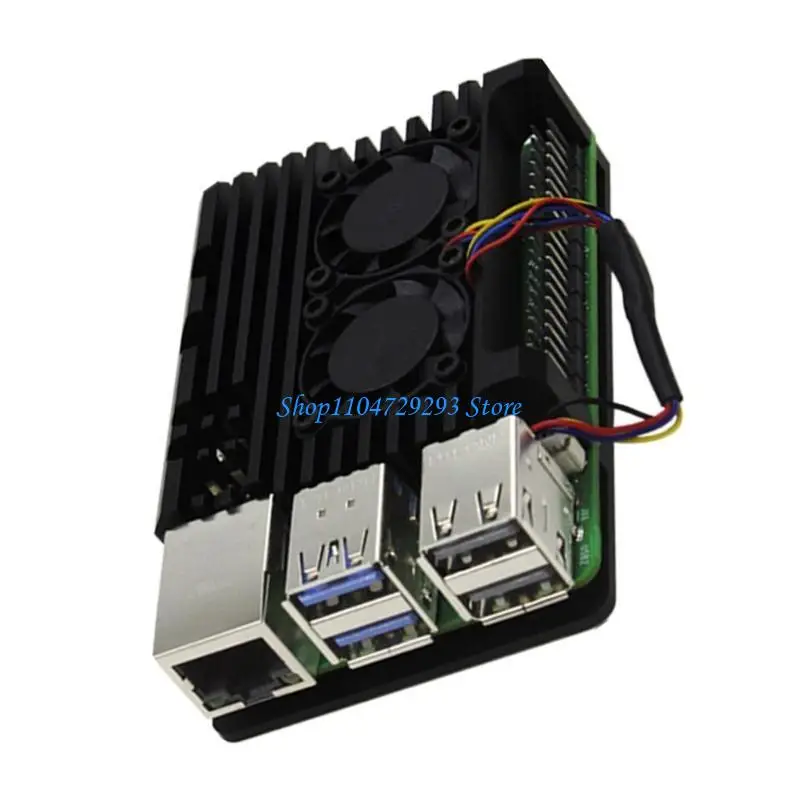 Case accesor aleación aluminio Y2GD con ventilador/ventiladores enfriamiento pasivo para caja disipación