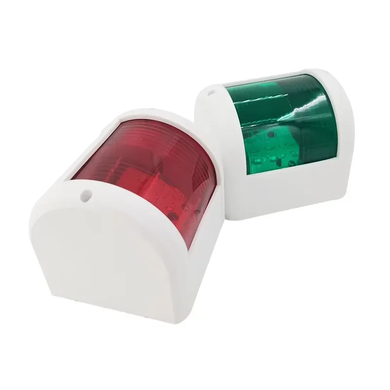2 Pcs Plastic Lampshade LED Sailing Light Pair of Traffic Lights Yacht Hardware Accessories