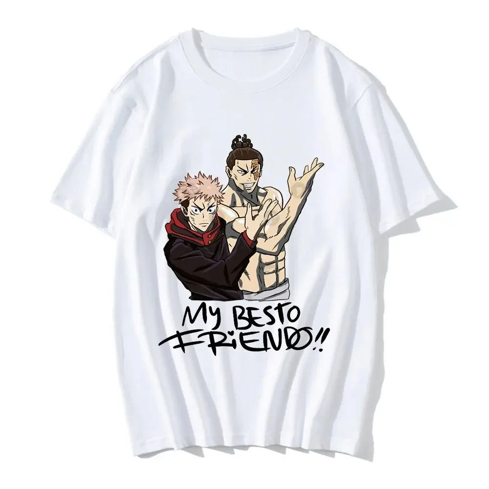 New  T-Shirt Jujutsu Kaisen My Besto Friendo Todo Aoi Novelty 100%  Tee Shirt Anime T Shirts O Neck Clothing Plus Size