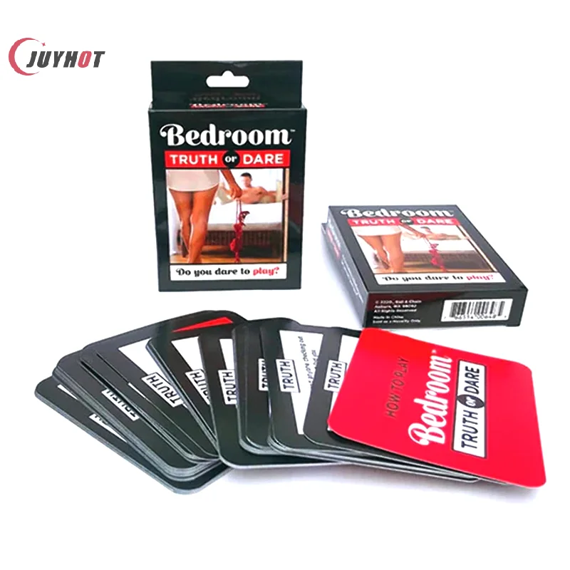 

Горячая картонная игра «Правда или дека» в спальне для влюбленных, 60 шт., игральные карты с 120 заданиями «Истота и дека» Картные игры для пар