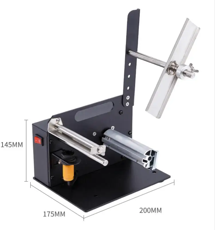 D42 Optical Fiber Sensor label stripping  machine ,non -drying, transparent label fully automatic separation label machine