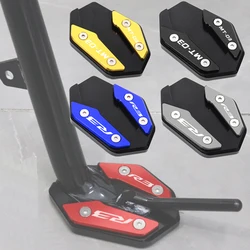 Acessórios da motocicleta suporte lateral ampliar placa kickstand extensão para yamaha yzf r3 r25 mt03 mt25 2019-2022 mt 03 mt25 r 3 25