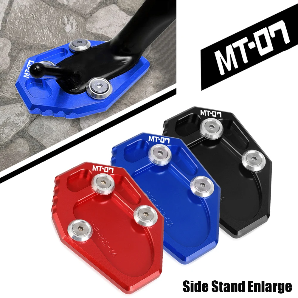 NEW Aceesories For YAMAHA MT-07 Moto Cage 2022 2023 Motorcycle CNC Kickstand Side Stand Enlarge Extension MT07 MOTO CAGE 22-23