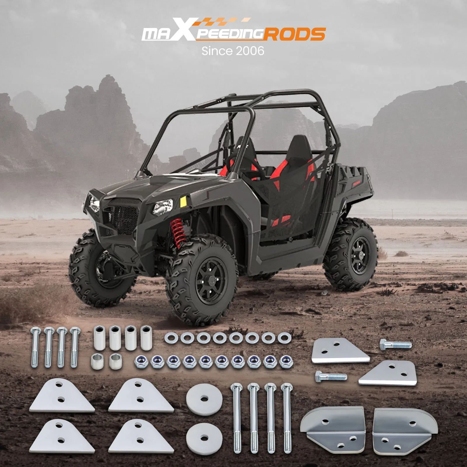 

2" inch Leveling Lift Kit Front Rear fit Polaris Ranger RZR 570 2012-2022