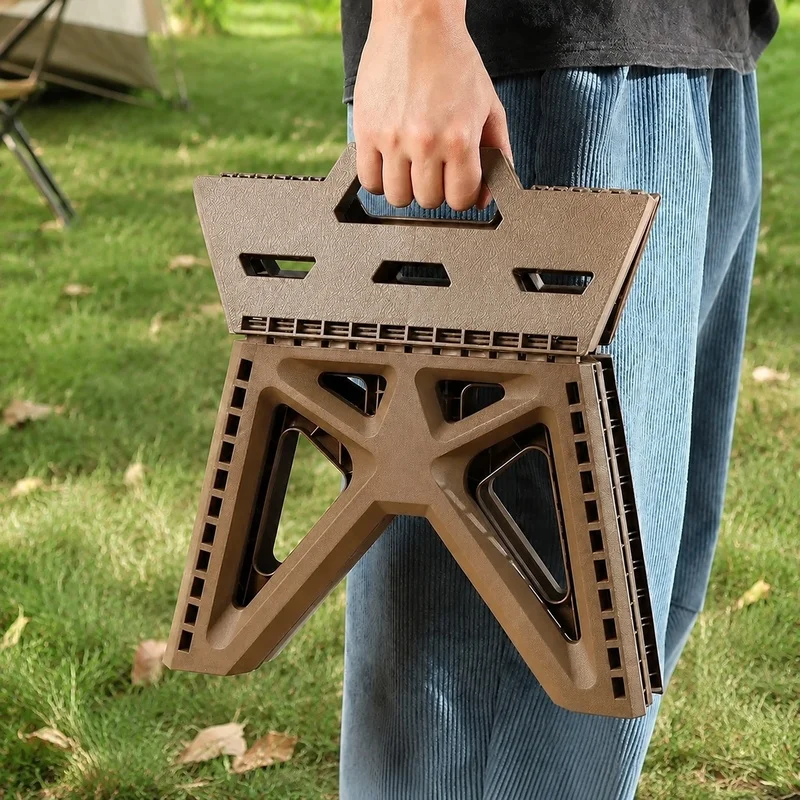 Portable Folding Seat with Sturdy Build, High Weight Support for Outdoor Camping, Fishing, and Beach Use