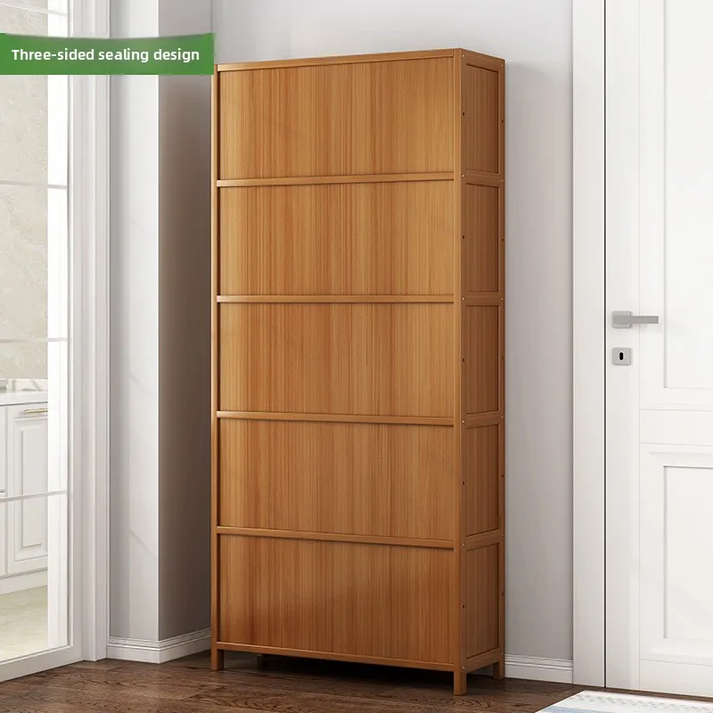 Modern Minimalist Vertical Freestanding Shoe Rack Storage Cabinet Dustproof Entryway Shoes Cabinet Furniture Shoe Storage Rack