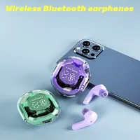 TWS Air39 Wireless Bluetooth Earphone Transparent HIFI Headphones LED Power Digital Display Stereo Sound Earbuds