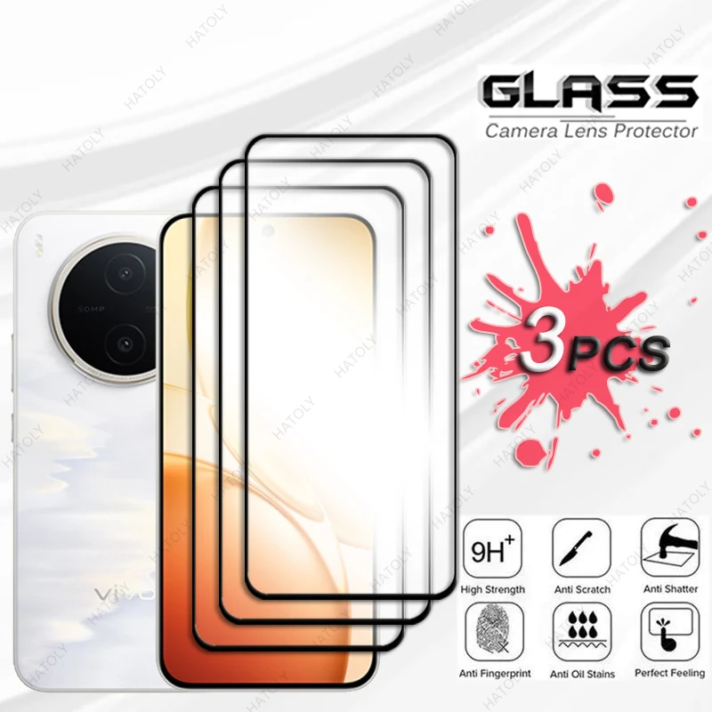 Camera Lens Protector For vivo Y600 Pro Glass Screen Protector For Vivo Y600s Pro Black Edge Protective Film For vivo Y600 Pro