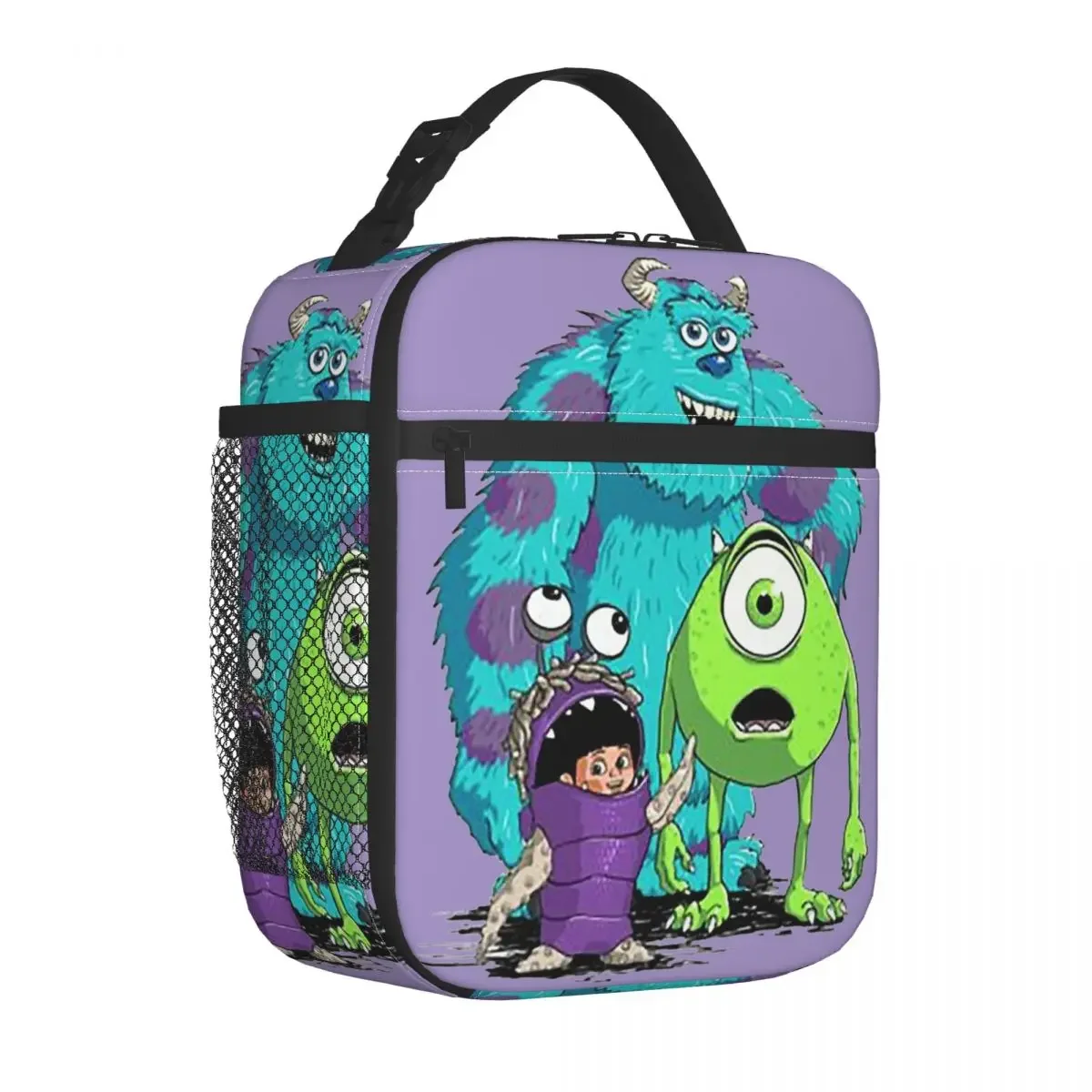 Monsters Inc University minh Boo borse per il pranzo isolate contenitore per pasti di grandi dimensioni borsa termica Tote Lunch Box borse per