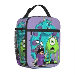 Monsters Inc University Sullivan Boo Insulated Lunch Bags Large Meal Container Cooler Bag Tote Lunch Box School Food Handbags