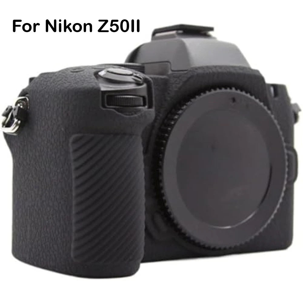 

Rubber Silicone Cover Skin For Nikon Z50II Z50-II protective cover silicone cover anti-wear and anti-knock + free tempered film