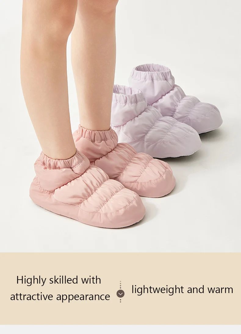 Tanzschuhe, Warme Tanzstiefel, Ballettschuhe für Erwachsene und Kinder, für Körperliches Training und Schutz – Detail 1