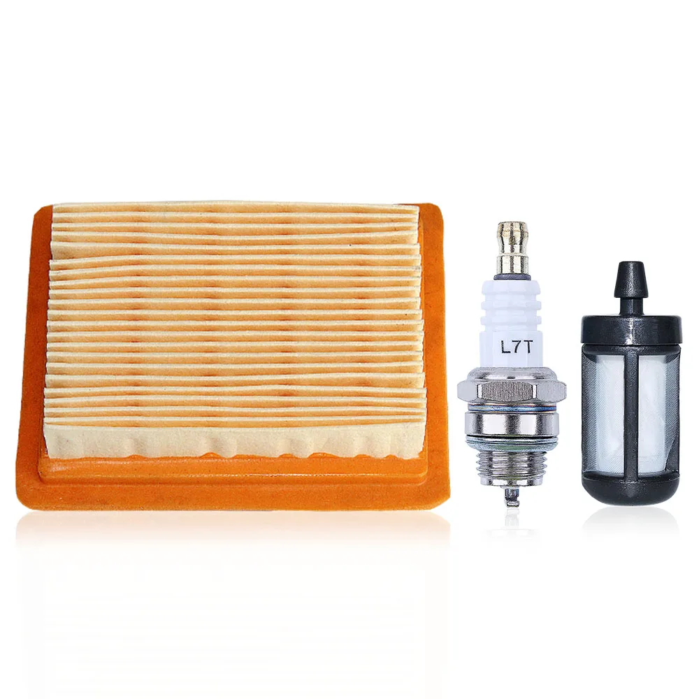 Air Fuel Filter Spark Plug Kit For Stihl FS120 FS200 FS250 FS300 FS350 FS400 FS450 Trimmer 4134 141 0300