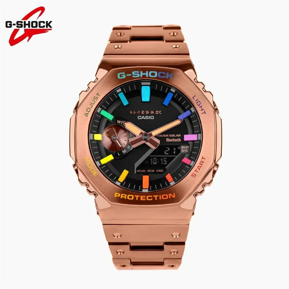 GM-2100 Original Series Men's Watch Sports Alarm Stopwatch G LED Lighting Multifunctional SHOCK Watch Luxury