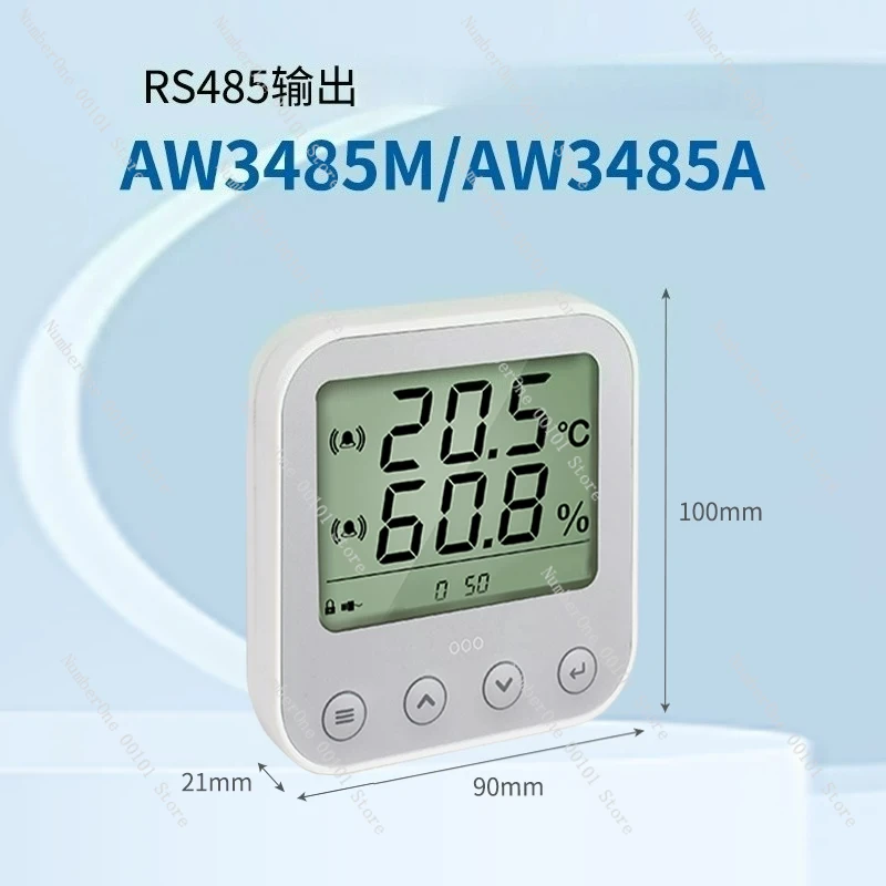 

AW3485A Industrial Temp/Humidity Logger - Wall Mount Digital Transmitter