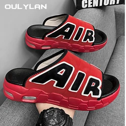 Men's Slippers Air Cushion Design Sandals Summer New Man PVC Sandals Soft Non-slip Male Sports Slippers Shoes for Men Flip Flops