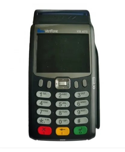 USED Verifone VX675 GPRS Terminal Small 2 in 1 Mobile POS System  Payment Device  Bill Machine