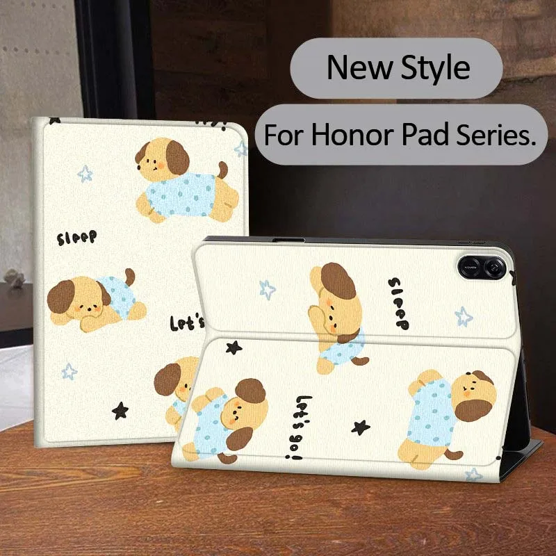 

Interesting Animal Pattern For Honor Tab Tablet MagicPad 3 6 7 X8 V7 V8 8 9 X9 X8a X9a 10 Pro Inch 2020 2021 Tablet Case