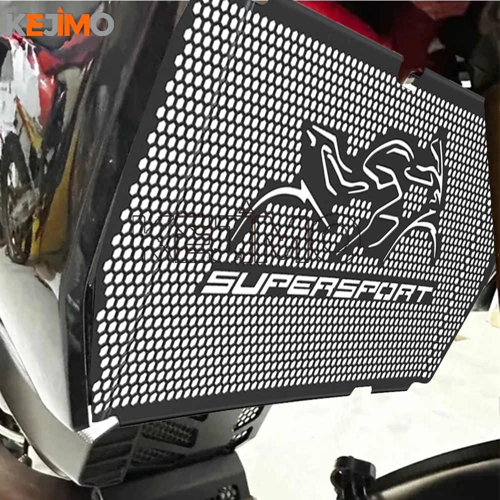 

FOR Ducati SuperSport SUPERSPORT 939S 939 950S 950 2017-2026 2025 2024 Motorcycle Radiator Guard Cover Protect Oil Cooler Guard