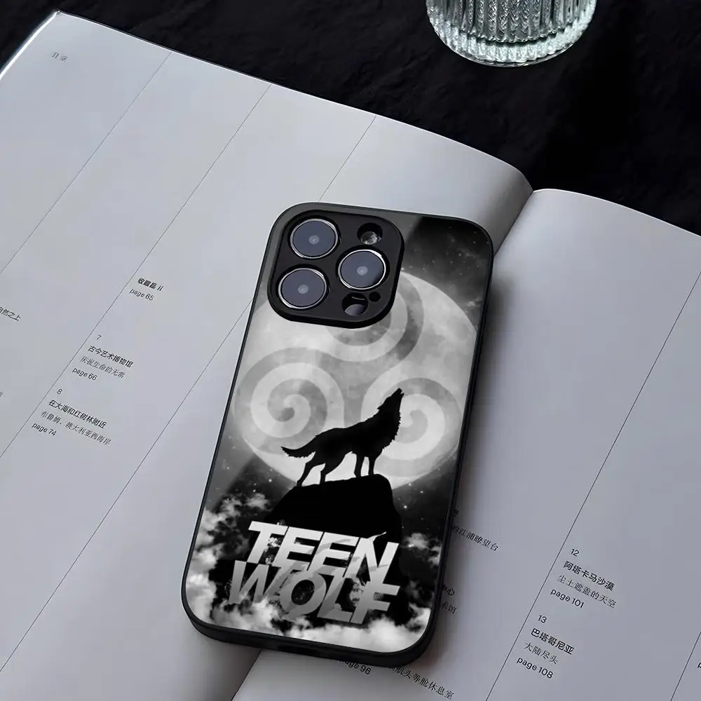 Teen Wolf Mouse Pad Tempered Glass For iPhone 13 14 16 12 15 11 Pro Max Plus Mini X XR SE2020 Coque