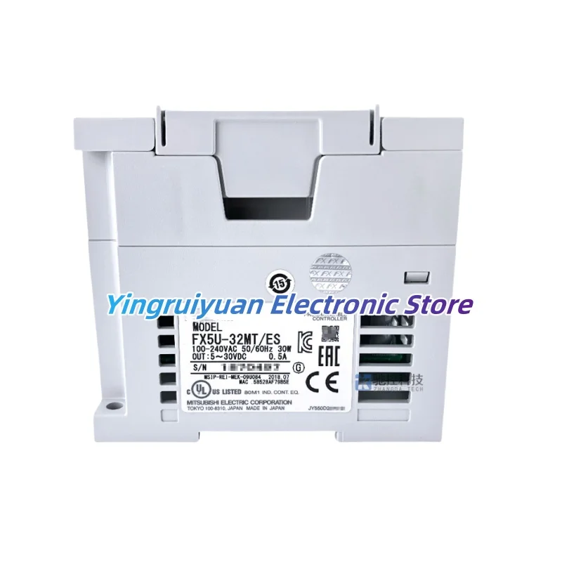 PLC original, novo, genuíno, FX5U-32MR, ES, 64MR, 80MR, FX5UC-64MT, D, FX5U-32MR, FX5U-64MR, 64MR, original, brandnew