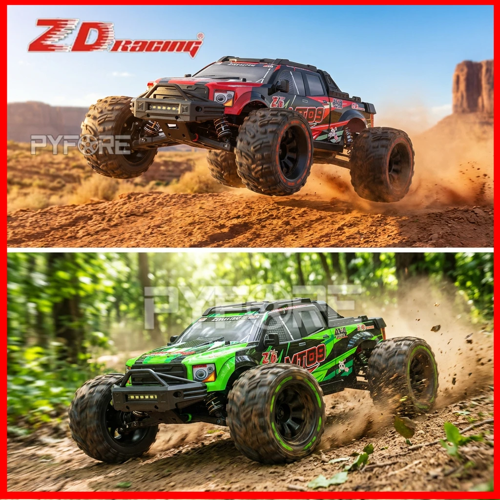 

Радиоуправляемая модель ZD Racing MT09, масштаб 1:9, электрический тракки-кар 4x4 с бесщеточным двигателем, гоночная машина Big Foot Basher, хобби-модель, подарок