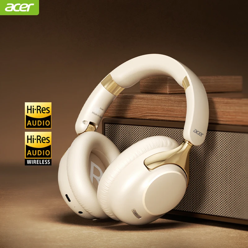 سماعات رأس لاسلكية Acer OHR524 ANC مزودة بميكروفون عالي الدقة 360 ° سماعات الصوت المحيطي Gamer Sports سماعات بلوتوث للحد من الضوضاء #1