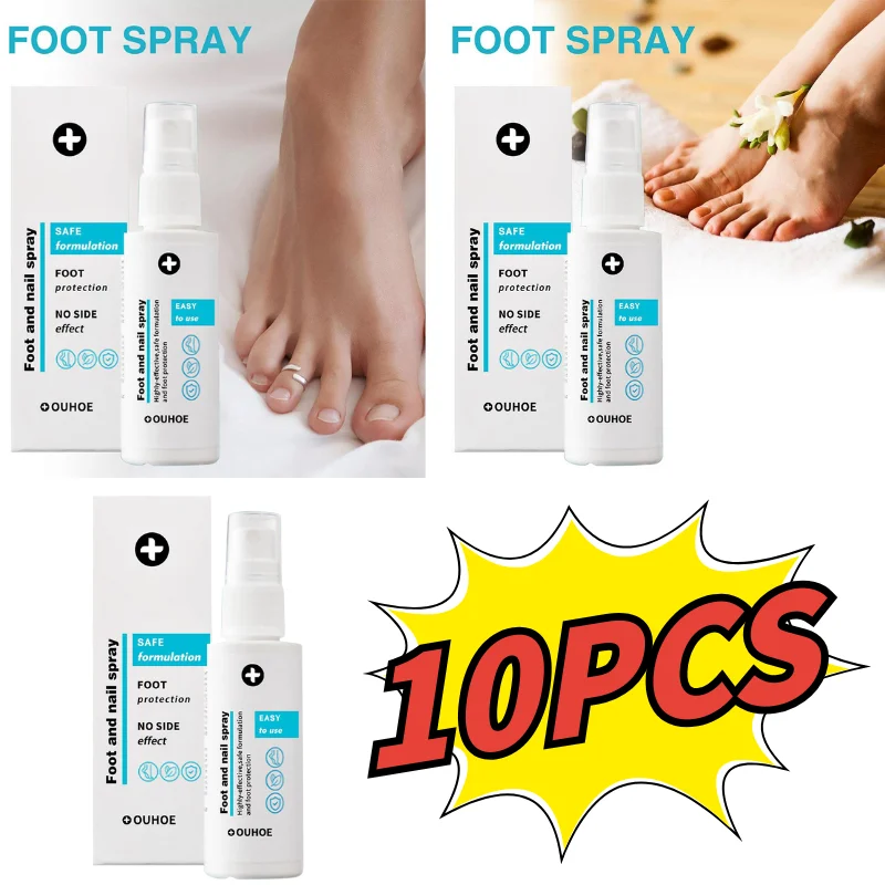 Foot Peeling Spray 1/3/5/10PCS  Anti Cracking Odor Care Shoe Fresheners Anti-sweat Pedicure Powerful Natural Skin Exfoliator