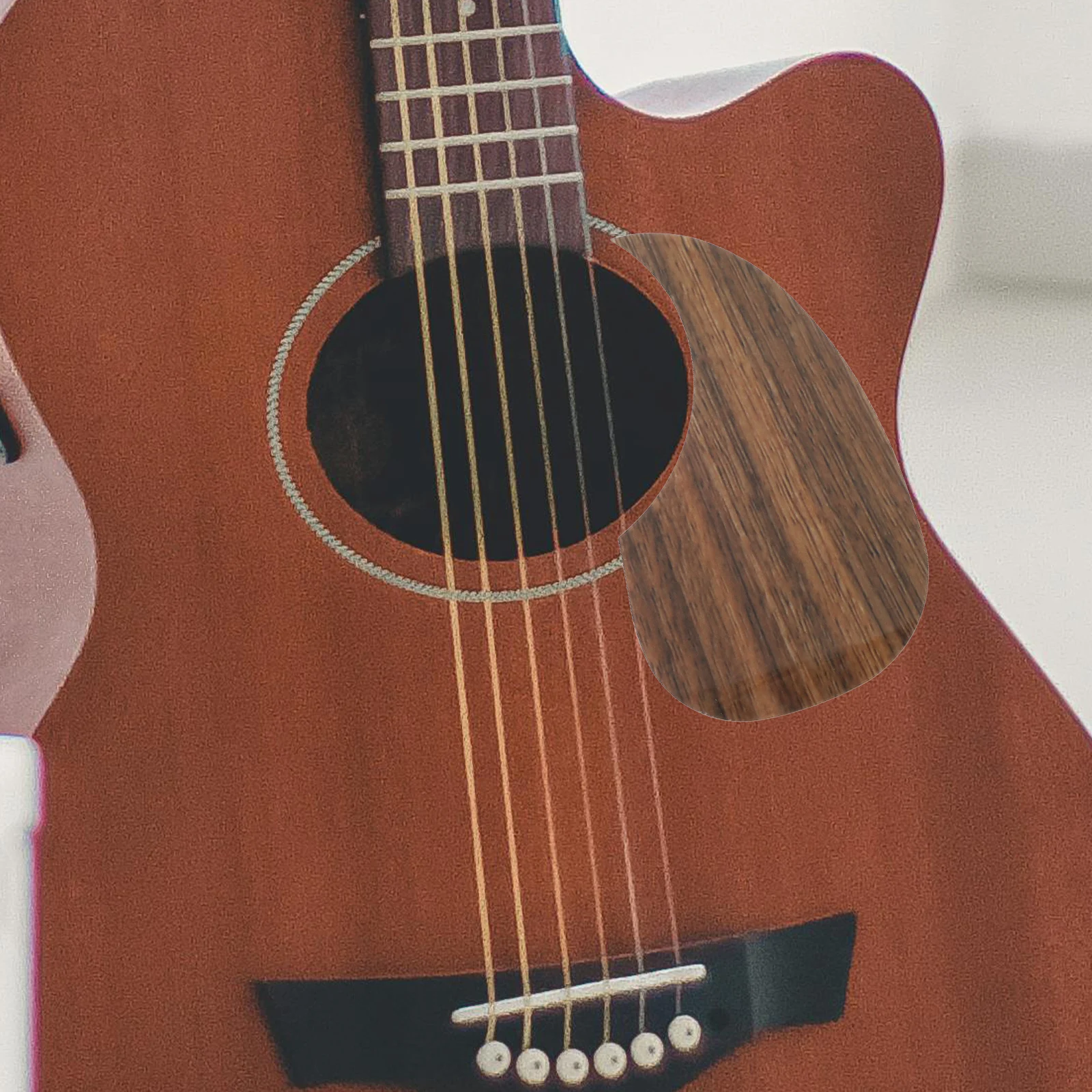 

2pcs Wood Pickguards Lightweight Acoustic Guitar Accessories Anti Scratch PVC Acoustic Guitar Pickguard Decorative