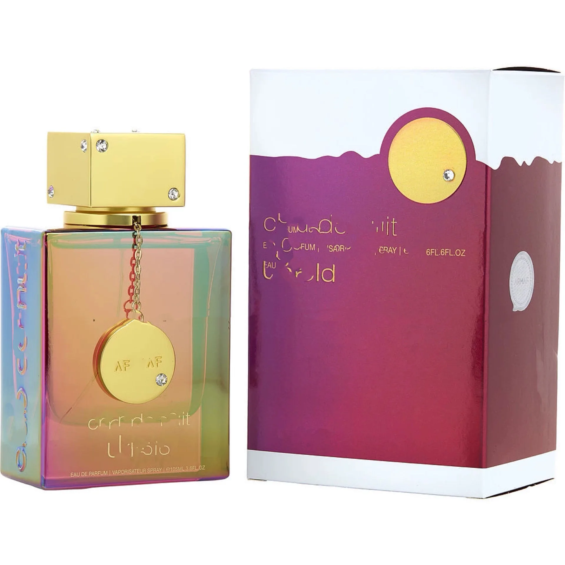 Perfume intenso Armaf Club De Nuit - Aroma oriental de larga duración para hombres y mujeres 3.6FL OZ