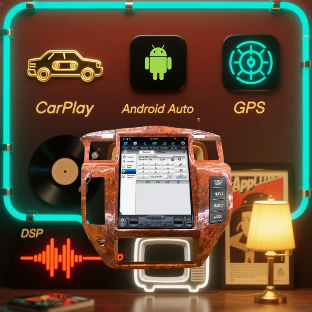 

YAN Carplay сенсорный экран Android 13.0 для Nissan Patrol Y61 RHD 2004-2019 автомобильное радио стерео мультимедиа GPS цифровой кластер
