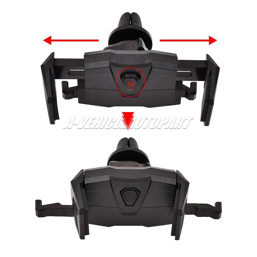Neu für Jogger Sandero Logan MK3 1 Stück Schwarzer Armaturenbrett-Handyhalter Smartphone-Halterung Auto-Zubehör – Detail 3