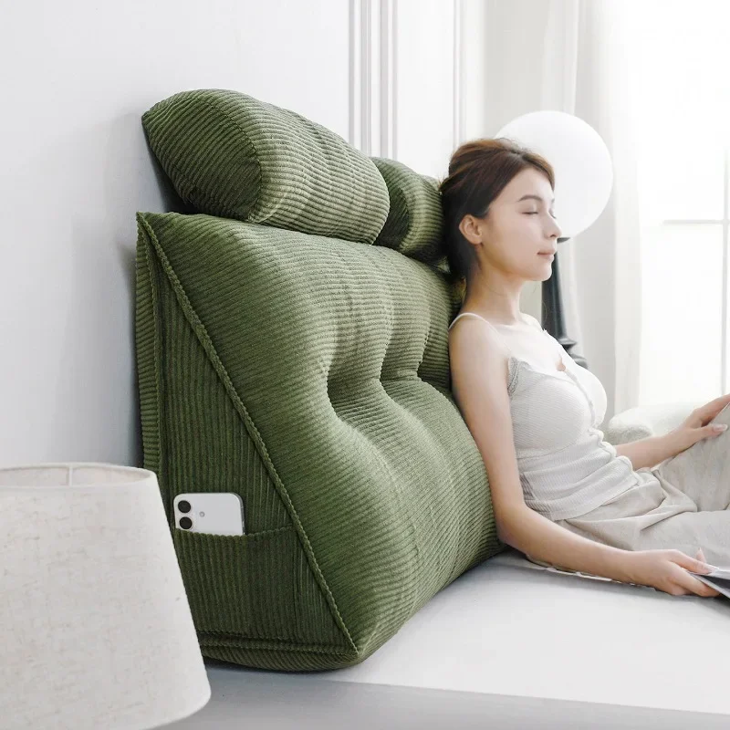 Back pillow sofa neck protection waist support bed large back chair