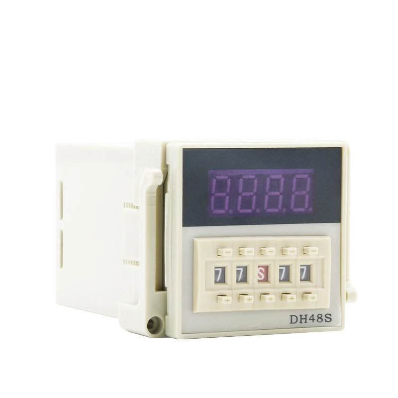 DH48S-1Z SPDT Time Relay 220V 110V AC/DC 24V 12V With Socket DH48S Series Delay Timer With Base