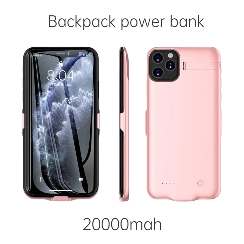 20000mAh ultra-thin mobile charging bank charging case, suitable for iPhone 11/11pro portable charger external backup