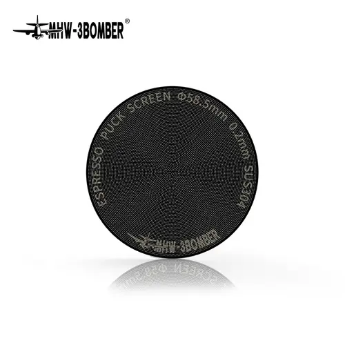 MHW-3BOMBER 51/53/58.5mm Puck Screen 0.2/0.8mm Metal Reusable Coffee Filter for Espresso Portafilter Basket Coffee Accessories