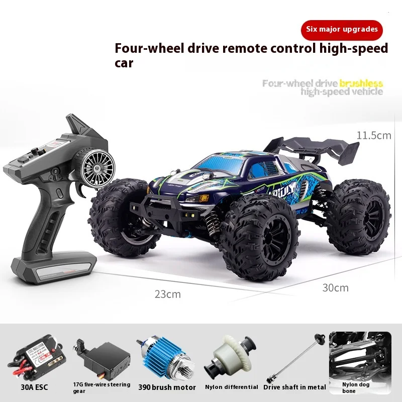 JJRC 1:16 Brushless Rc Car Q132 Four-Wheel Drive Brushless High-Speed Vehicle 2.4G Radio-Controlled Car Toy Kids Christmas Gifts