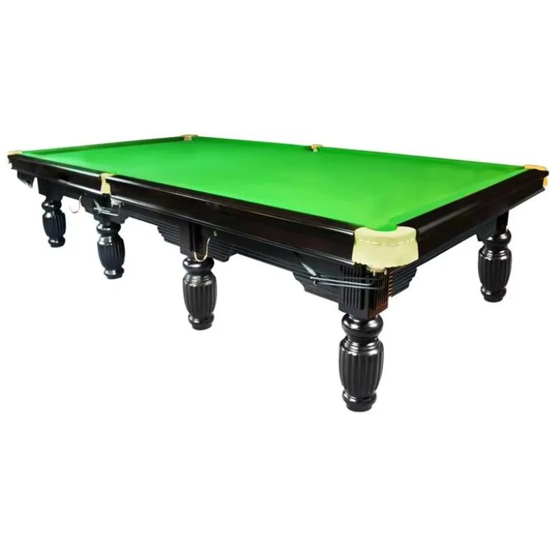 Professional Steel Cushion Stone Solid Wood Snooker Pool Table 12ft Snooker Table
