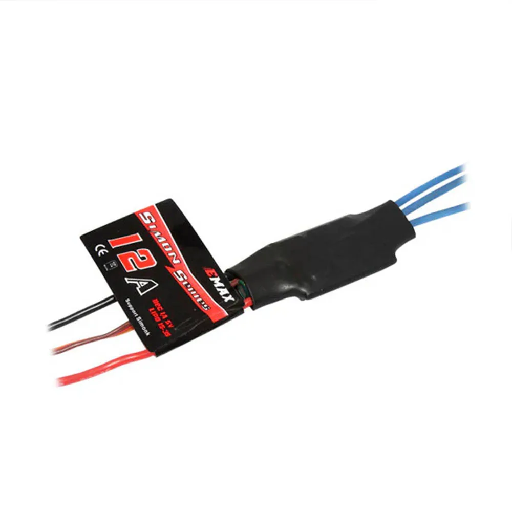 EMAX USA Official Simon Series 12A 1-3S ESC For Helicopters Aircraft Multirotor