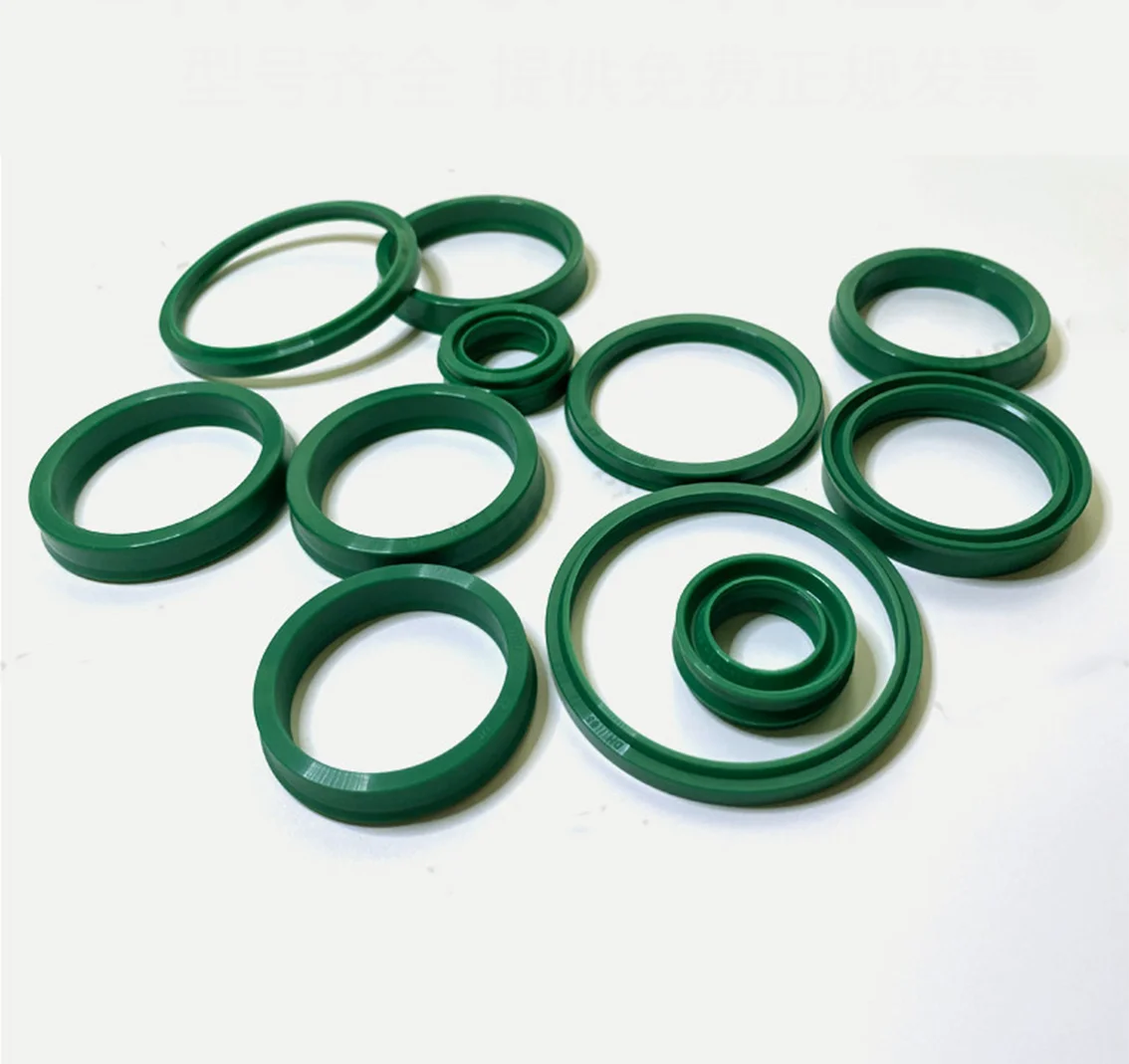 1-15PCS Green PU Piston Seal Ring ID12-63mm OD19-75mm Height 10-13mm EU Series Dustproof Dual-purpose Air Cylinder Oil Seal