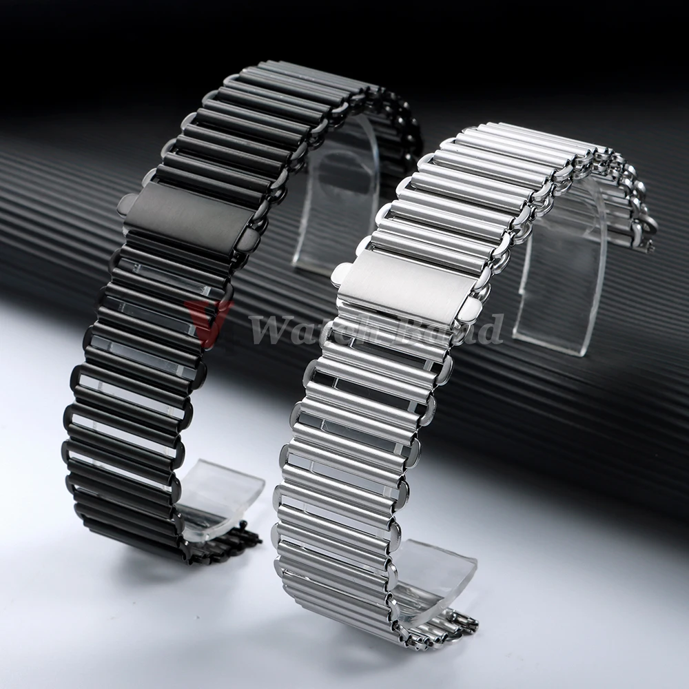 Cinturino in acciaio inossidabile 316L 18mm 20mm 22mm Bracciale a sgancio rapido Bracciale Bonklip Cinturino da polso in metallo per uomo Donna Cinturino universale