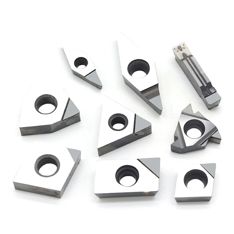 1PC CCMT060202 CCMT060204 CCMT09T304 CCMT09T308 CCMT120404 CCMT120408 PCD CBN Diamond Inserts CCMT CNC Lathe Cutter Tool Blade