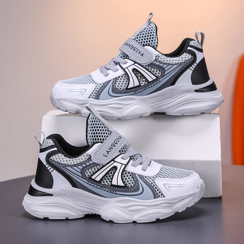 

Детская повседневная обувь, летние дышащие сетчатые кроссовки для детей, легкая спортивная обувь для бега для мальчиков и девочек, прогулочная обувь