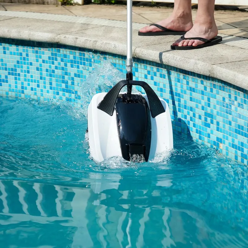 หุ่นยนต์ทำความสะอาดสระว่ายน้ำอัตโนมัติประสิทธิภาพสูง พร้อมระบบกรองดูแลรักษาง่าย สำหรับสระว่ายน้ำแบบฝังดินและแบบตั้งพื้น  ประเภทหุ่นยนต์ทำความสะอาดสระว่ายน้ำแบบมีฝาปิด